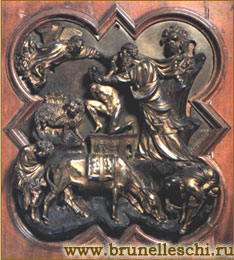 Жертвоприношение Авраама, бронзовый рельеф / www.brunelleschi.ru
