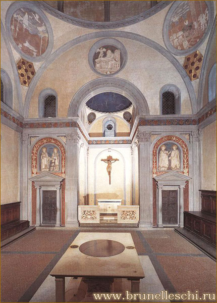 Старая сакристия церкви Сан Лоренцо, Флоренция / www.brunelleschi.ru